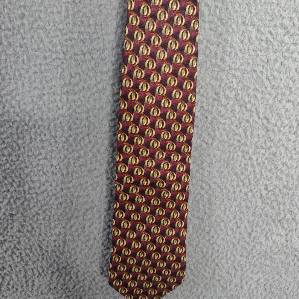 Ermenegildo Zegna Silk Tie 100% Silk Multicolor Mens Tie Geometric made …
